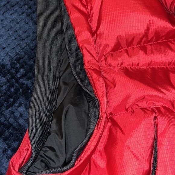 Red double zip Polo Sport By Ralph Lauren Down Puffy Puffer Vest Jacket Polo 67 - Picture 10 of 14